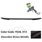 2017-2023 BMW 5 Series 7th G30 4Dr M4 V Style Trunk Spoiler Wing ABS