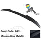 2011-2016 BMW F10 5 Series Sedan M4 Style Trunk Spoiler ABS