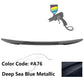 2007-2013 BMW E82 1 Series M4 Style Trunk Spoiler ABS