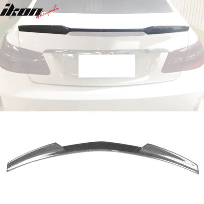 2010-2017 Benz C207 E-Class Trunk Spoiler V Style Carbon Fiber Wing