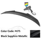 2019-2023 BMW G20 Sedan 4 Door V Style Rear Trunk Spoiler Wing ABS