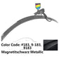 2015-2021 Mercedes Benz W205 Sedan 4-Door B Style Trunk Spoiler ABS