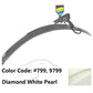 2015-2021 Mercedes Benz W205 Sedan 4-Door B Style Trunk Spoiler ABS