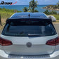2015-2019 Volkswagen Golf R GTI MK7 Roof Spoiler Painted #LC9X Black
