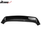 2015-2019 Volkswagen Golf R GTI MK7 Roof Spoiler Painted #LC9X Black