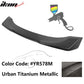 Rear Spoiler for 2017-2021 Honda Civic 10th 5DR Hatchback ABS Spoiler