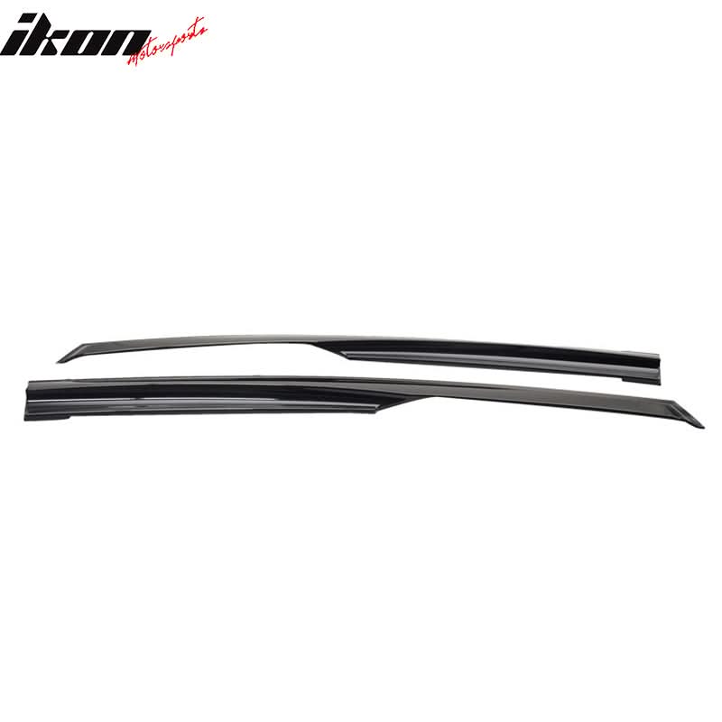 2009-2013 Honda Fit Tape on Mugen Style Smoke Window Visor Shade ABS