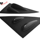 2014-2019 Benz W117 C117 CLS-Class 4Dr Matte Black Side Window Louvers