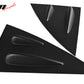 2014-2019 Benz W117 C117 CLS-Class 4Dr Matte Black Side Window Louvers