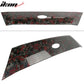 2018-2020 Ford Focus Hatchback Hood Cover Decor Scoop - Red Forged CF