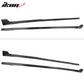 2017-2023 Tesla Model 3 V Matte Black Side Skirts Extension 6PC PP