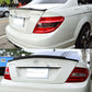 2008-2014 Mercedes Benz C-Class W204 V Style Trunk Spoiler - ABS