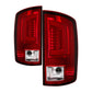 Spyder 07-09 Dodge Ram 2500/3500 V3 Light Bar LED Tail Lights - Red Clear (ALT-YD-DRAM06V3-LBLED-RC) 5084286