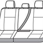 Covercraft 21-23 Nissan Pathfinder Carhartt SeatSaver Custom Second Row Seat Covers - Gravel SSC8551CAGY