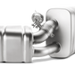 Akrapovic 12-15 Porsche Boxster (981) Slip-On Line (Titanium) w/ Titanium Tips S-PO981SO-HT/1