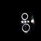 Anzo 2007-2013 Chevrolet Silverado 1500 Projector Headlights w/ Halo Black