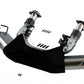 Borla 2020 Chevrolet Corvette C8 6.2 ATAK 3in Exhaust System Dual Round Rolled A/C Black Chrome Tips 140839BC