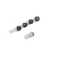 Ford Racing M14x1.5 Black Security Lug Nut Kit - Set of 4 M-1A043-C