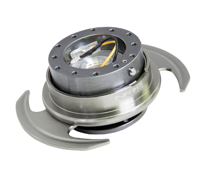 NRG Quick Release Kit Gen 3.0 - Gunmetal Body / Gunmetal Ring w/Handles