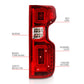 ANZO 19-21 Chevy Silverado Work Truck Full LED Tailights Chrome Housing Red Lens G2(w/C Light Bars) 311419