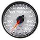 AutoMeter Gauge Water Temp 2-1/16in. 300 Deg. F Stepper Motor W/Peak & Warn Slvr/Blk Spek P34622