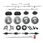 Ford Racing 15-21 Mustang GT/ 2.3L EcoBoost GT350R Brake Upgrade Kit - Black M-2300-YBK