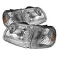 SPYDER Xtune Ford F150 97-03 / Expedition 97-02 Crystal Headlights w/Corner Chrome HD-JH-FF15097-SET-AM-C 5070326