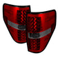 Spyder Ford F150 09-14 LED Tail Lights Red Smoke ALT-YD-FF15009-LED-RS 5012012