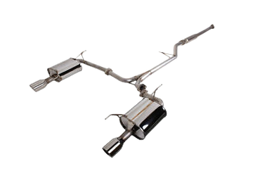 Revel Medallion Touring-S Catback Exhaust - Dual Muffler 01-03 Acura TL Type S