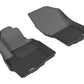 3D MAXpider 2011-2019 Mitsubishi Outlander Sport Kagu 1st Row Floormat - Black L1MT03611509