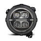 AlphaRex 18-23 Jeep Wrangler JL/Gladiator JT LED Proj Headlights Black w/ Activ Light/Seq Signal/DRL 880868 *Discontinued