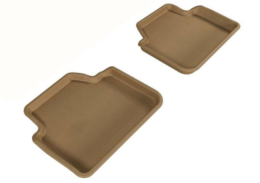 3D MAXpider 2006-2011 BMW 3 Series/X3 E90/E83 Kagu 2nd Row Floormats - Tan L1BM00621502