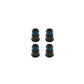 BLOX Racing 14mm Adapter Top (1/2in) w/Viton O-Ring & Retaining Clip (Set of 4) BXEF-AT-14S-4