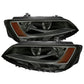 SPYDER Xtune Volkswagen Jetta 11-14 Amber Crystal Headlights Smoked HD-JH-VJ11-AM-SM 5075802