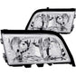 Anzo 1994-2000 Mercedes Benz C Class W202 Crystal Headlights Chrome