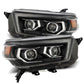 AlphaRex 10-13 Toyota 4Runner PRO-Series Projector Headlights Plank Style Black w/Seq Signal/DRL 880755 *Discontinued