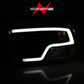Anzo Dodge Ram 09-18 Projector Plank Style Headlight w/Halo Black Clear