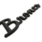 Ford Racing 2021+ Bronco Classic Script Fender Badges - Matte Black (Pair) M-1447-BSMB