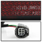 Spyder 07-16 Jeep Wrangler Version 2 Light Bar LED Tail Lights - Red Clear (ALT-YD-JWA07V2-LBLED-RC) 5084798
