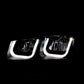 Anzo 2003-2006 Chevrolet Silverado 1500 Projector Headlights w/ U-Bar Black