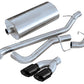 Corsa 02-07 GMC Sierra Reg. Cab/Short Bed 1500 4.8L V8 Black Sport Cat-Back Exhaust 14261BLK