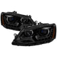 SPYDER xTune Volkswagen Jetta 11-14 DRL Projector Headlights - Black Smoked PRO-JH-VJ11-DRL-BSM 9036682