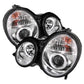 Spyder Mercedes Benz E-Class 00-02 Projector Headlights LED Halo Chrm PRO-YD-MBW21099-HL-C 5011305