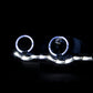 Anzo 2000-2003 BMW X5 Projector Headlights w/ Halo Black
