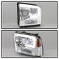 Spyder Platinum Ford F250/350/450 05-07 High-Power LED Module Proj. Headlights-Chrome (PRO-YD-FS05V2 5087904