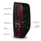 ANZO 2005-2021 Nissan Frontier LED Taillights Black Housing/Smoke Lens 311444