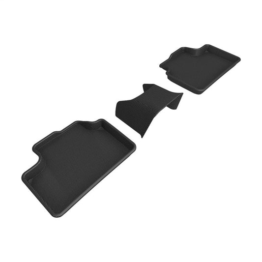 3D MAXpider 22-24 Volvo XC40 Recharge Kagu 2nd Row Floormat - Black L1VV04221509