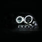 Anzo 1997.5-2003 Ford F-150 Projector Headlights w/ Halo Chrome 1pc