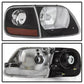 SPYDER xTune 97-03 Ford F-150 4pc OEM Style Headlights w/Corner - Black (HD-JH-FF15097-L-SET-BK) 9042638
