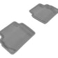 3D MAXpider 2011-2019 Ford Fiesta Kagu 2nd Row Floormats - Gray L1FR08021501